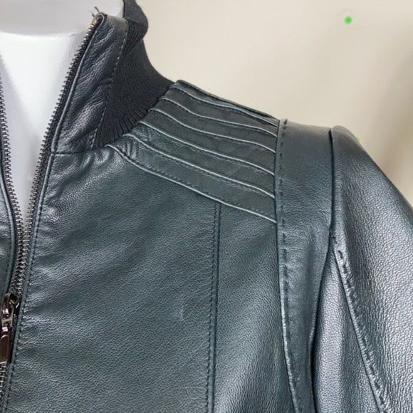 Gezipani Genuine Leather Black Vintage Inspired Jacket Moto Rock Glam - Picture 6 of 10